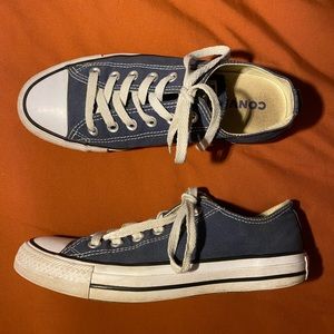 Converse Chuck Taylor All Star Low Top Navy Blue Shoes